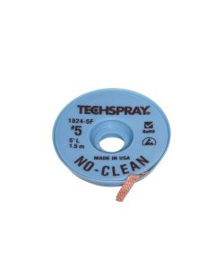 The Techspray 1824-5F 3.30mm no clean braid on a 1.5metre bobbin