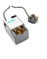 The Quick 310 Tip Cleaning device. Small and compact to sit comfortably on the work bench.